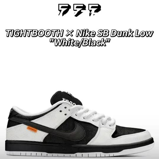 TIGHTBOOTH × Nike SB Dunk Low  White/Black