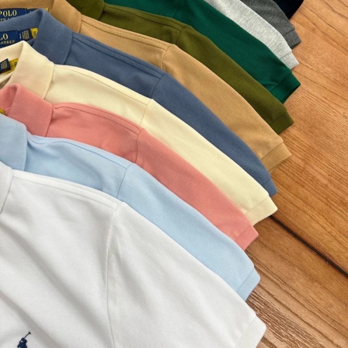 🔥限定60件！拉夫勞倫Polo衫小馬標男短袖純棉polo衫有領t卹大尺寸寬鬆刺繡翻領男裝半袖