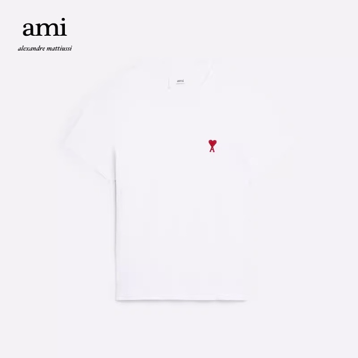 【AMI PARIS公式正規品人気特価】AmiのトレンドフルコーデがおしゃれなスポーツTシャツ