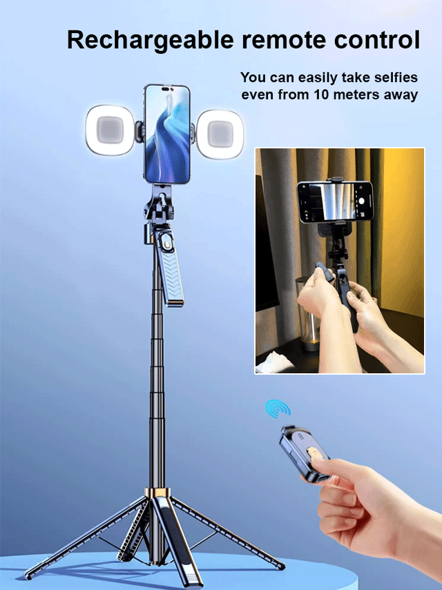 [Influencers' favorite] Portable four-axis gimbal stabilizer Free Shipping Hot Selling! ! Daily average sale of 103,998 pieces！ Fast Delivery, Worry-free After-sales Service！