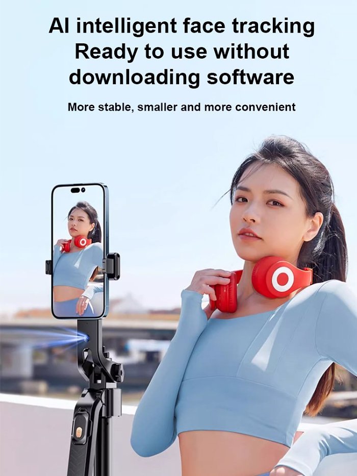 [Influencers' favorite] Portable four-axis gimbal stabilizer Free Shipping Hot Selling! ! Daily average sale of 103,998 pieces！ Fast Delivery, Worry-free After-sales Service！
