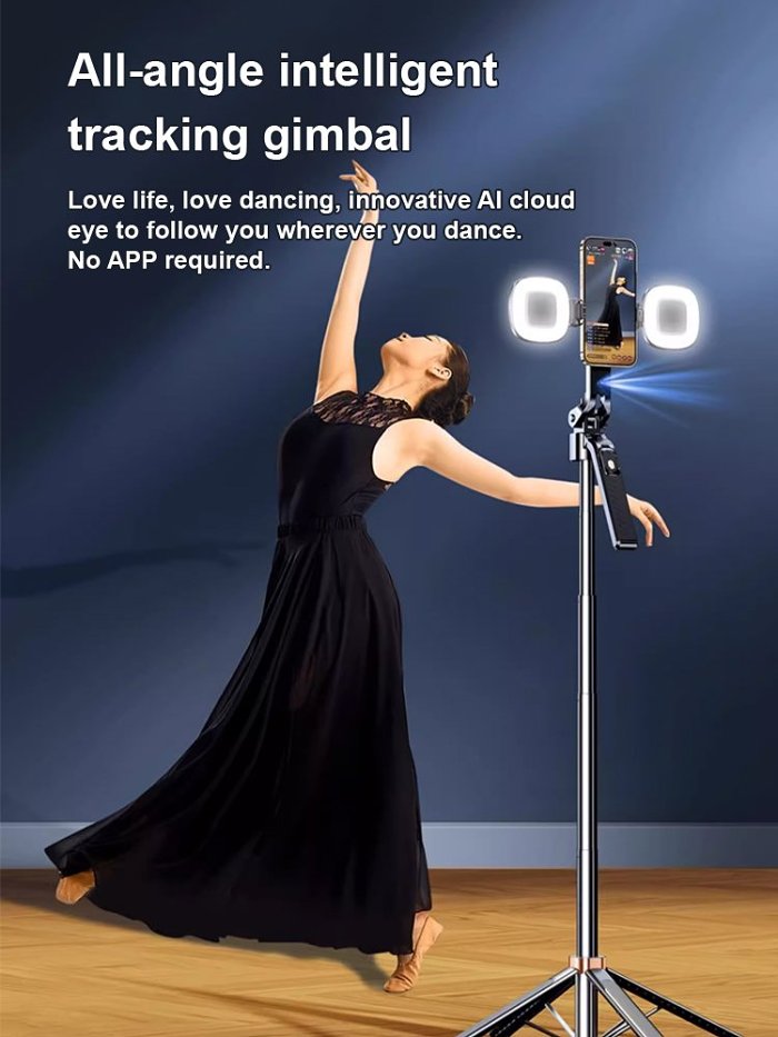 [Influencers' favorite] Portable four-axis gimbal stabilizer Free Shipping Hot Selling! ! Daily average sale of 103,998 pieces！ Fast Delivery, Worry-free After-sales Service！