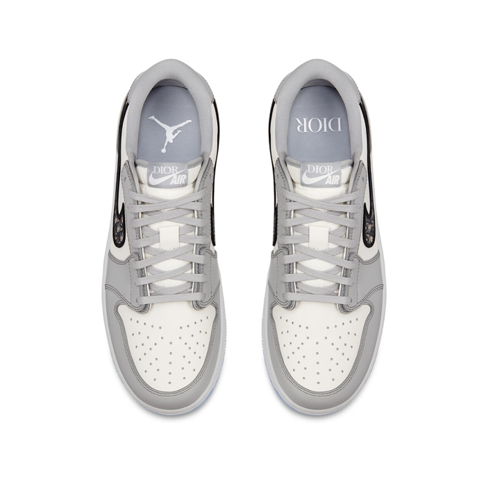 【🔥期間限定特価連名襲来】Dior x Nike Air Jordan 1連名ローカットスニーカー！！！クリスタルベースで贅沢を満喫！