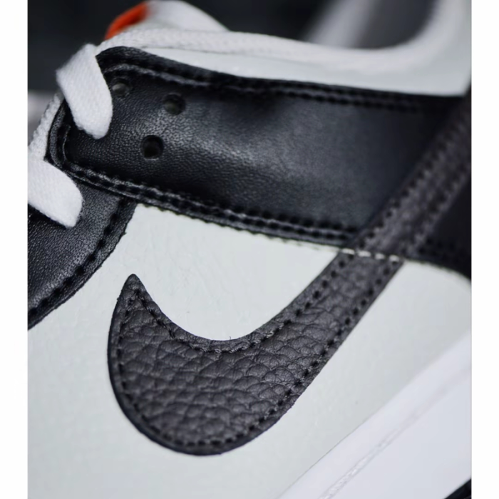 Nike Dunk black gray orange non-slip shock-absorbing low-cut sneakers for men and women