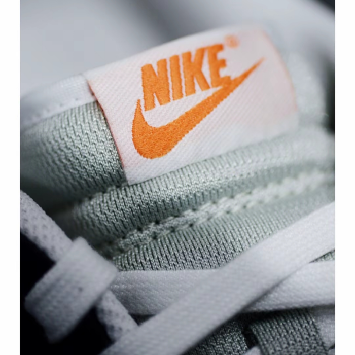 Nike Dunk black gray orange non-slip shock-absorbing low-cut sneakers for men and women