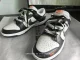 Nike Dunk black gray orange non-slip shock-absorbing low-cut sneakers for men and women