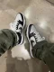 Nike Dunk black gray orange non-slip shock-absorbing low-cut sneakers for men and women