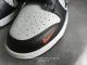 Nike Dunk black gray orange non-slip shock-absorbing low-cut sneakers for men and women