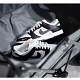 Nike Dunk black gray orange non-slip shock-absorbing low-cut sneakers for men and women