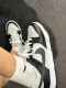 Nike Dunk black gray orange non-slip shock-absorbing low-cut sneakers for men and women