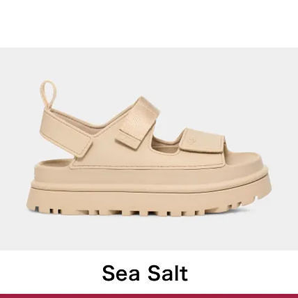 UGG Sandals Australia | Open Toe Platform Casual Style Blended Fabrics Plain
