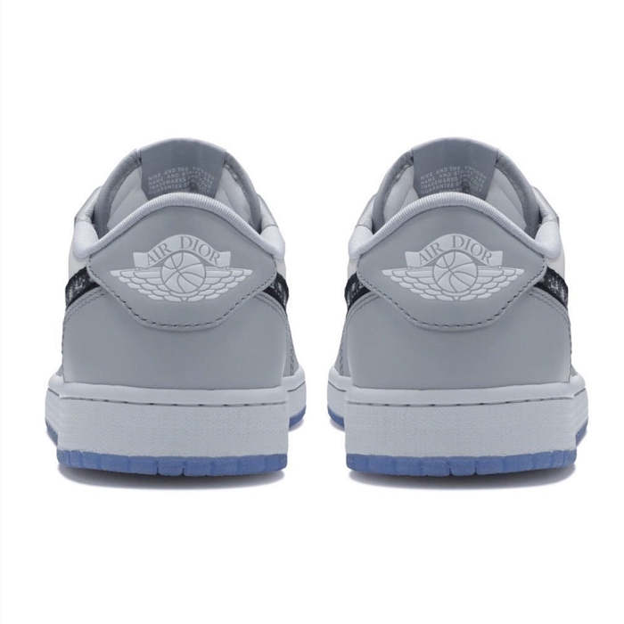 【🔥期間限定特価連名襲来！】Dior x Nike Air Jordan 1連名ローカットスニーカー！！！クリスタルベースで贅沢を満喫！