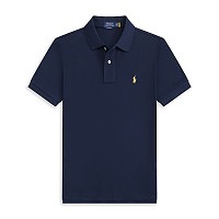 🔥限定60個！ラルフローレン ポロシャツ ポニーロゴ メンズ 半袖 コットン ポロシャツ 襟付き Tシャツ 大きいサイズ ゆったり 刺繍 ラペル メンズ 五分袖