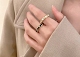 Small Chanel style ring