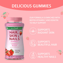 🔥Biotin hair gummies🔥Collagen Hyaluronic acid Vitamins