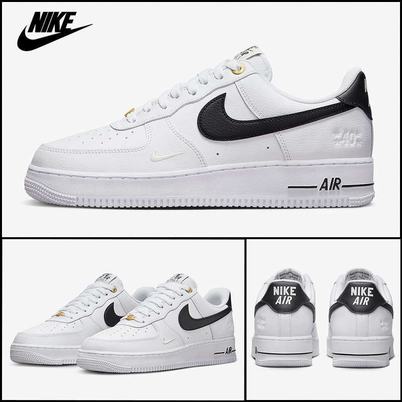 NIKE ★ Air Force 1 '07 LV8 40th Anniversary ★ White/Black