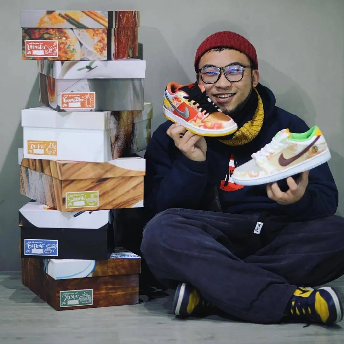 非常受歡迎的sutairu，限量發售 Nike SB Dunk Low Pro Qs Street Hawker 男女同款sutairu