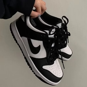Nike Dunk Low Black and White Panda Retro  Black  low-cut sneakers for men and women