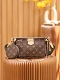 【🔥15個限定割引🔥】Louis Vuitton ク定番の美品  MULTI POCHETTE ACCESSOIRES  ハンドバッグ オプションの3色ショルダーストラップ付き