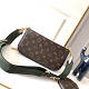 【🔥15個限定割引🔥】Louis Vuitton ク定番の美品  MULTI POCHETTE ACCESSOIRES  ハンドバッグ オプションの3色ショルダーストラップ付き