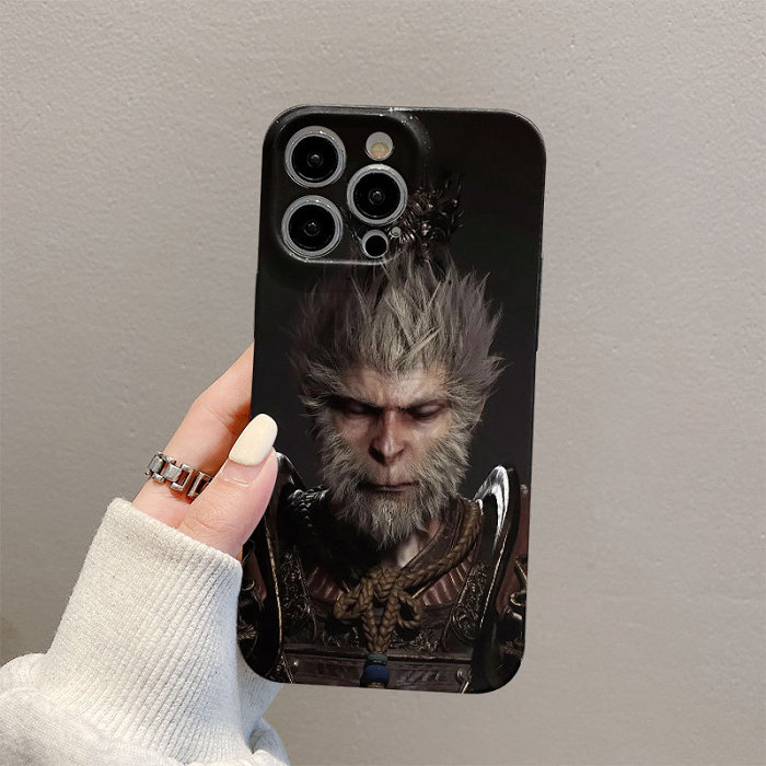 【新款到店  全港免運費】買一送一 iPhone全系列 黒神話悟空 熱血超燃手機殼上線！！