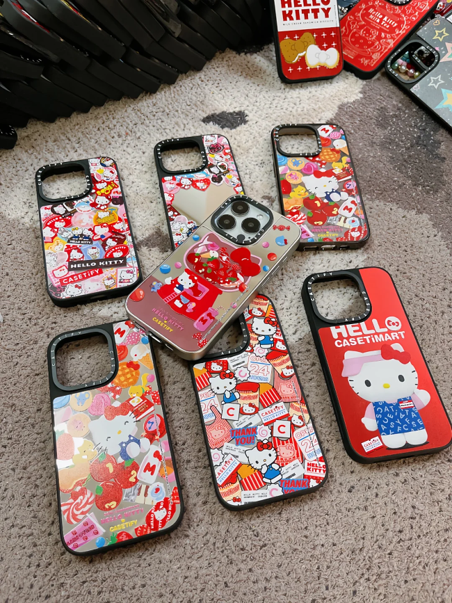 【新款上市 全港免運】CASETiFY 聯名Hello Kitty50週年限定iPhone全系列磁吸手機殼禮盒裝!!!