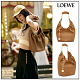 【欧洲免稅店代購】LOEWE2024上新 Squeeze 鏈條綴飾縮褶皮革小號手提包