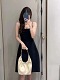 【欧洲免稅店代購】LOEWE2024上新 Squeeze 鏈條綴飾縮褶皮革小號手提包