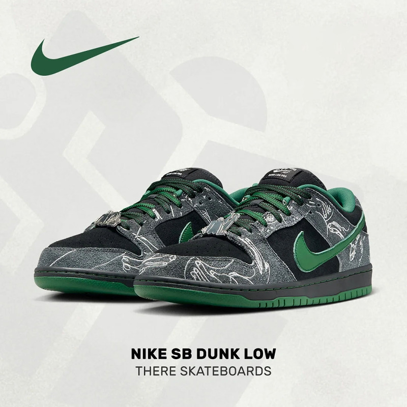 There Skateboards × Nike SB Dunk Low