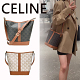 【限定12件 經典人氣款】Celine 思琳 Small Bucket  經典凱旋門老花 小號老花水桶包