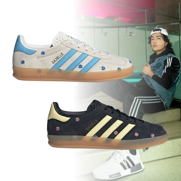 🔥2024年8月9日発売！新色が登場！【男女兼用】 今すぐ手に入れたい「Adidas Originals Samba OGフラワー刺繍 」★在庫僅少、お見逃しなく！
