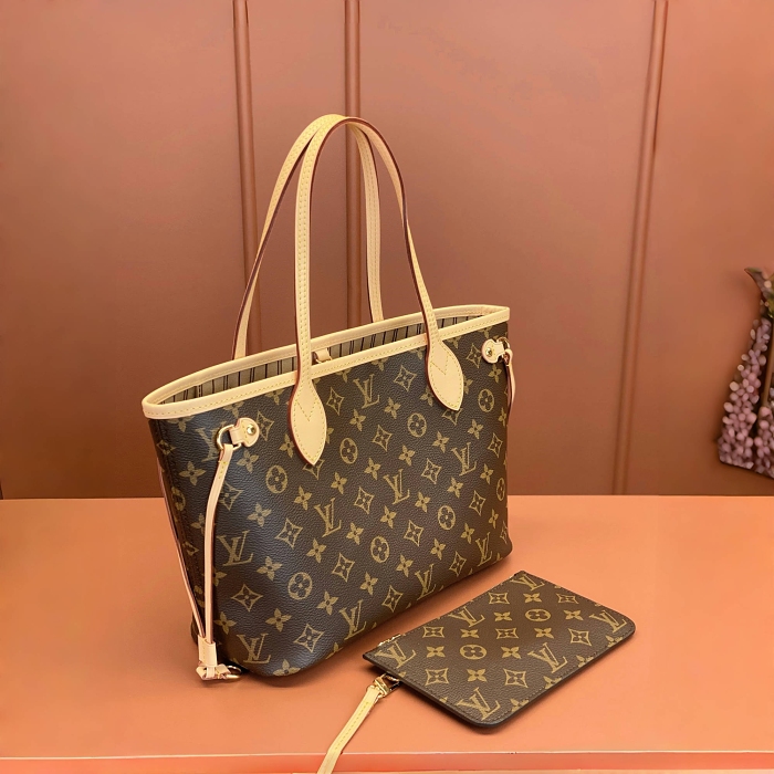 【韓国ロッテ免税店購入】 Louis Vuitton Neverfull 大容量ハンドバッグ 売り切れも多い人気のクラシックスタイル 超低価格割引中