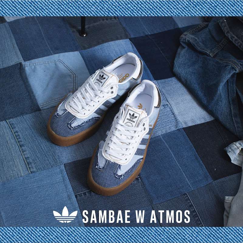 Atmos x Adidas SAMBAE  Stacked Denim