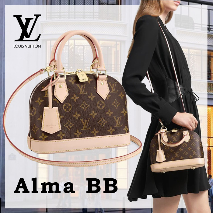 【人気の定番美品】数量限定で激安価格で発売 Louis Vuitton Alma BB ヴィンテージハンドバッグ