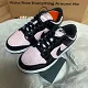 NIKE Dunk Low Black Patent Pink WMNS