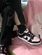 NIKE Dunk Low Black Patent Pink WMNS