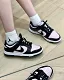 NIKE Dunk Low Black Patent Pink WMNS