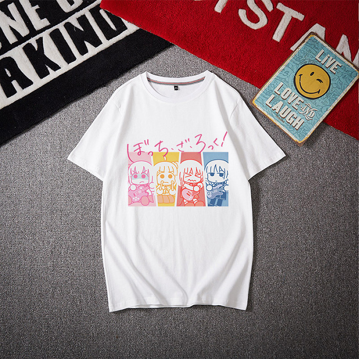 日本人氣動畫《孤獨搖滾！》（Bocchi the Rock!）原創插畫合作T恤發售中！
