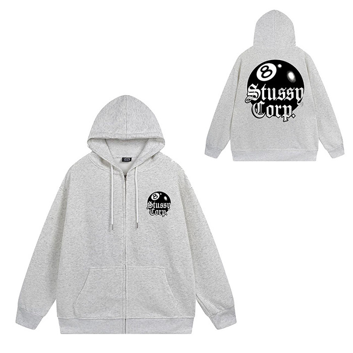 STUSSYの秋冬新作シリーズ、定番スウェットシャツ、ユニセックスでおしゃれなパーカー