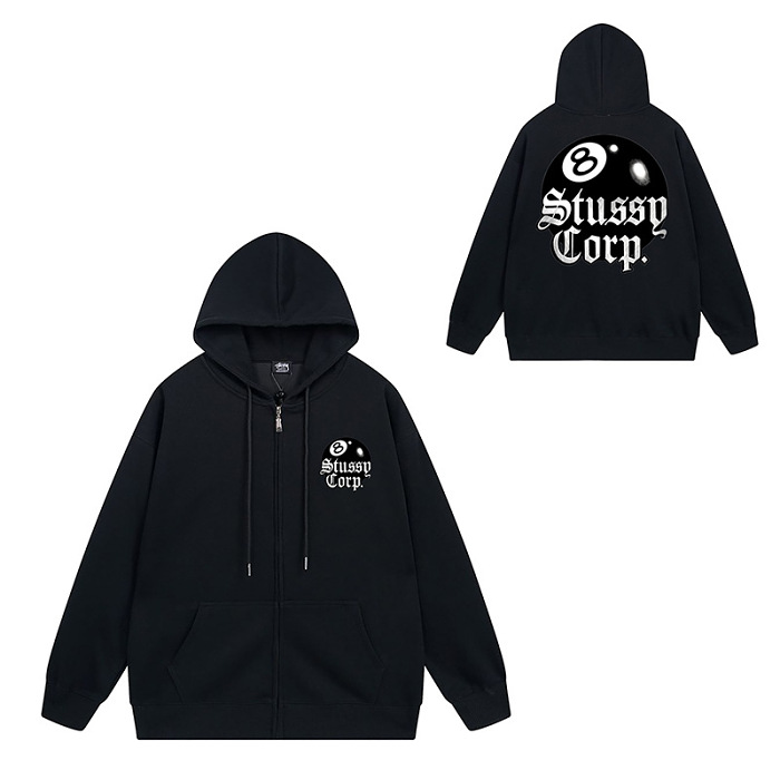STUSSYの秋冬新作シリーズ、定番スウェットシャツ、ユニセックスでおしゃれなパーカー