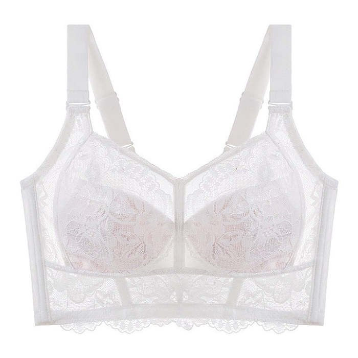 【小さく見せるブラ】巨乳専属のフルカップブラ。大容量カップで全面カバー、脇高設計で横流れ防止！