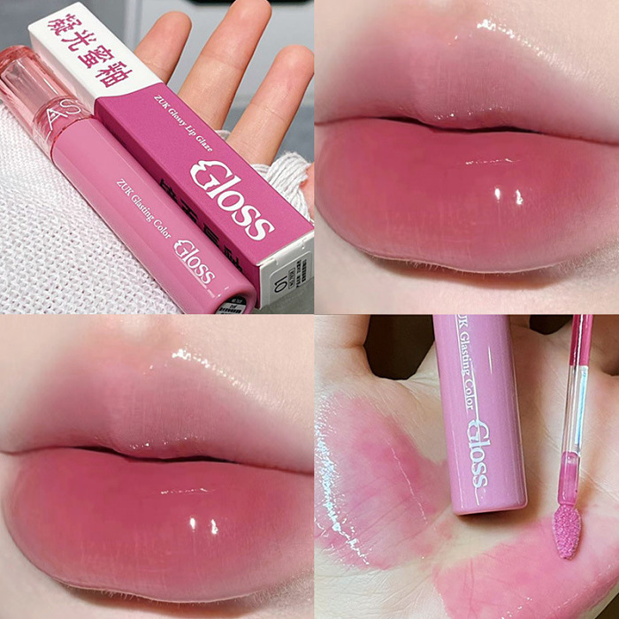Glassy moisturizing lipstick for girls