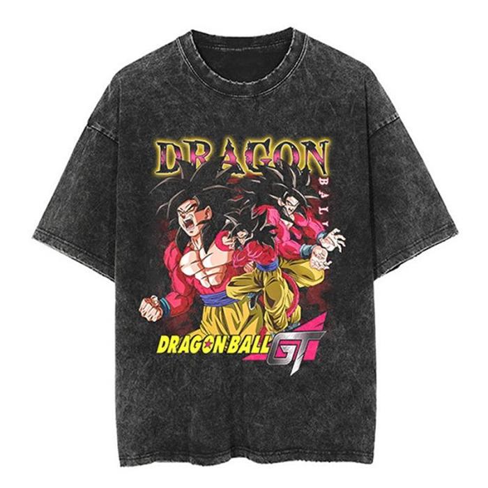 DRAGON BALL《七龍珠》漫畫40週年 人物印象重磅T恤 美式水洗做舊工藝 致敬傳奇漫畫家鳥山明先生