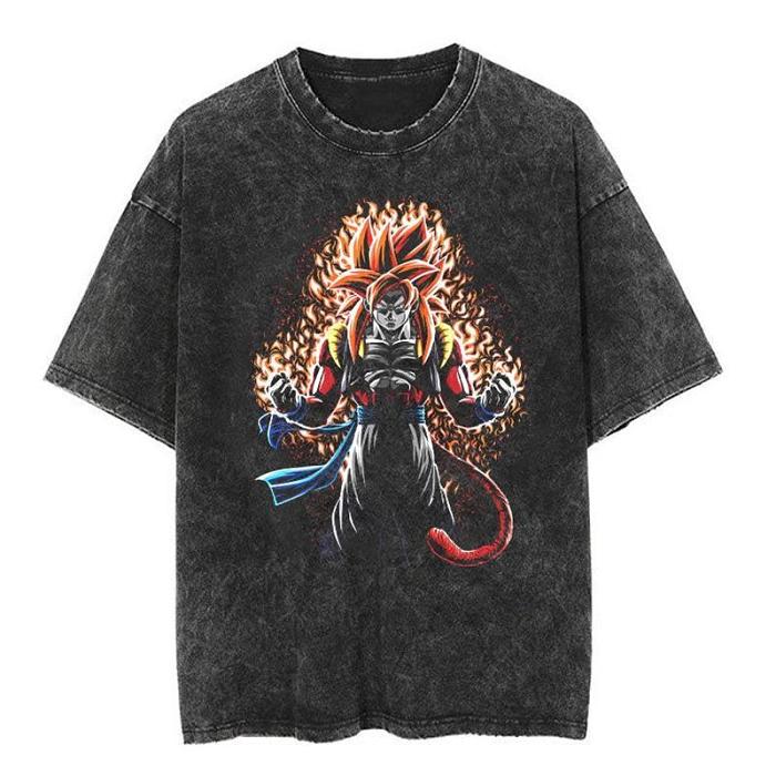 DRAGON BALL《七龍珠》漫畫40週年 人物印象重磅T恤 美式水洗做舊工藝 致敬傳奇漫畫家鳥山明先生