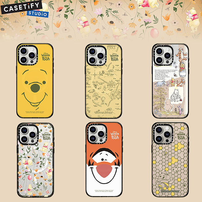 Winnie the Pooh ×CASETiFY for iPhone 16/15/14/13/12/Pro/Max Case