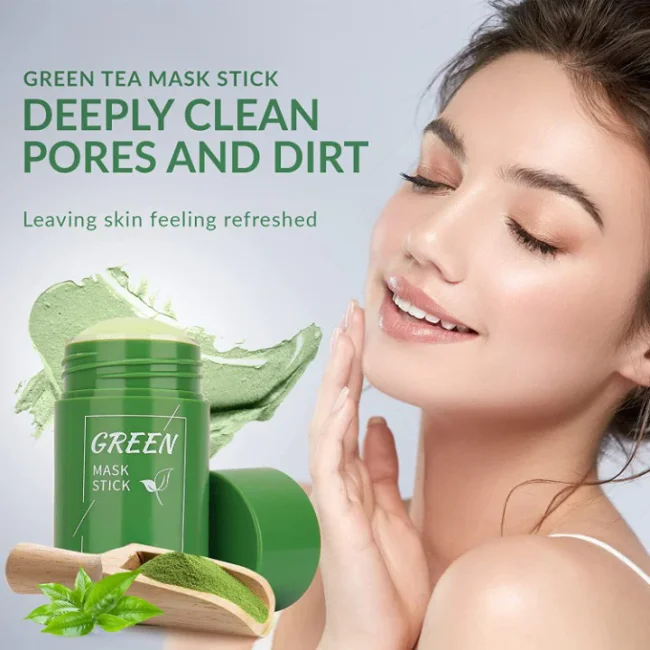 CLAYSGLO™ PREMIUM GREEN TEA STICK MASK - PORE CONTROL