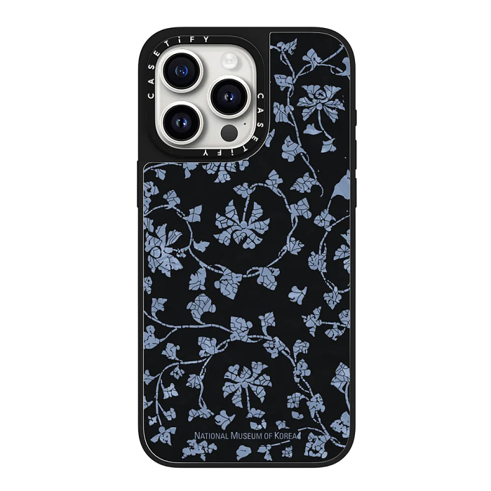 National Museum of Korea × CASETiFY NMK White/Pink/Blue Nacre Pattern case Magsafe for iPhone