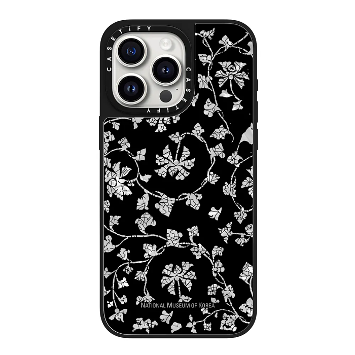 National Museum of Korea × CASETiFY NMK White/Pink/Blue Nacre Pattern case Magsafe for iPhone