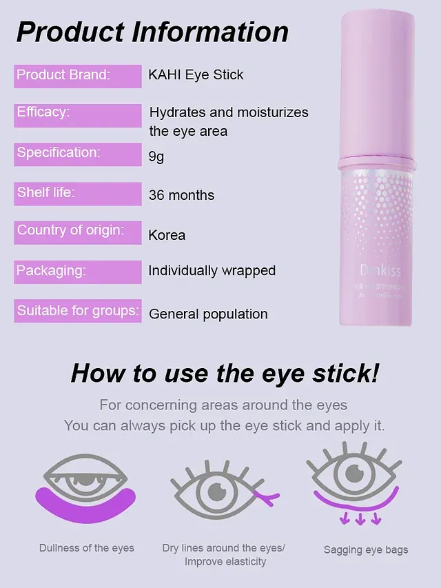 Anti-Wrinkle Magic Fade Eye Fine Lines Small Purple Stick