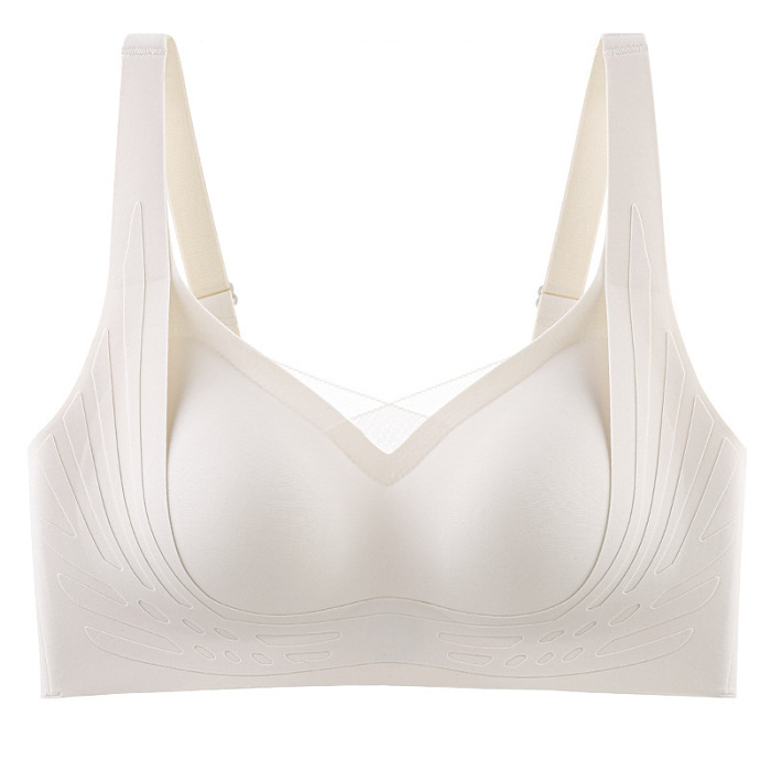 Pilates Black Band Adjustable Seamless Push-Up Bra